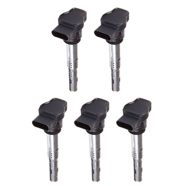 Set of 5 Ignition Coils Compatible with 20052014 Volkswagen Jetta 2.5L