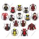 thumbnail image 2 of Hot Toys G0172 Nuevo Deadpool Dibujos Animados Mini Modelo Ladrillo Ensamblar Figuras De Acción Muñeca Accesorio Compatible Bloques De Construcción Juguetes Regalo, 2 of 5