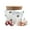 WHm, variant on Mornenjoy Garlic Keeper,Ceramic Garlic Jar Storage Garlic Collection Vented Hollow Pumpkin Shape Stoneware Garlic Container with Lid (White Ceramic-S)