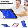 thumbnail image 7 of XYX Case for Samsung Galaxy Tab S10 Lite 10.9 Inch with Rotating Stand, Shoulder Strap, 2in1 Shockproof Cover, Deep Blue, 7 of 7