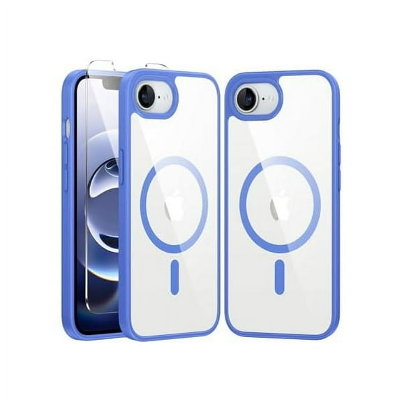 1994 for iPhone 16E Phone Case: Magnetic Clear Rugged | Military Grade Protection Slim Anti Yellowing Phone Cases | Shockproof Scratch-Resistant Transparent Cell Phone Cover(Ultramarine)