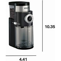Stainless Steel Coffee Grinder with 12 Settings, 8 oz Capacity, Auto-Stop, Easy Clean for Drip, French Press, Espresso