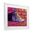thumbnail image 2 of Stupell Industries Modern Sneaker with Vibrant Geometric Hues White Framed Print Under Glass, 23 x 17, by Creative Studio, 2 of 8