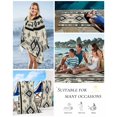 thumbnail image 5 of Brown Aztecs Beach Towels Oversized Super Absorbent, Southwestern Stripe Native American Boho Lightweight Bath Towel Quick Dry Sets For Bathroom/Pool/Rv Camping/Beach Play/Gym Room/Picnic 35"x70", 5 of 8