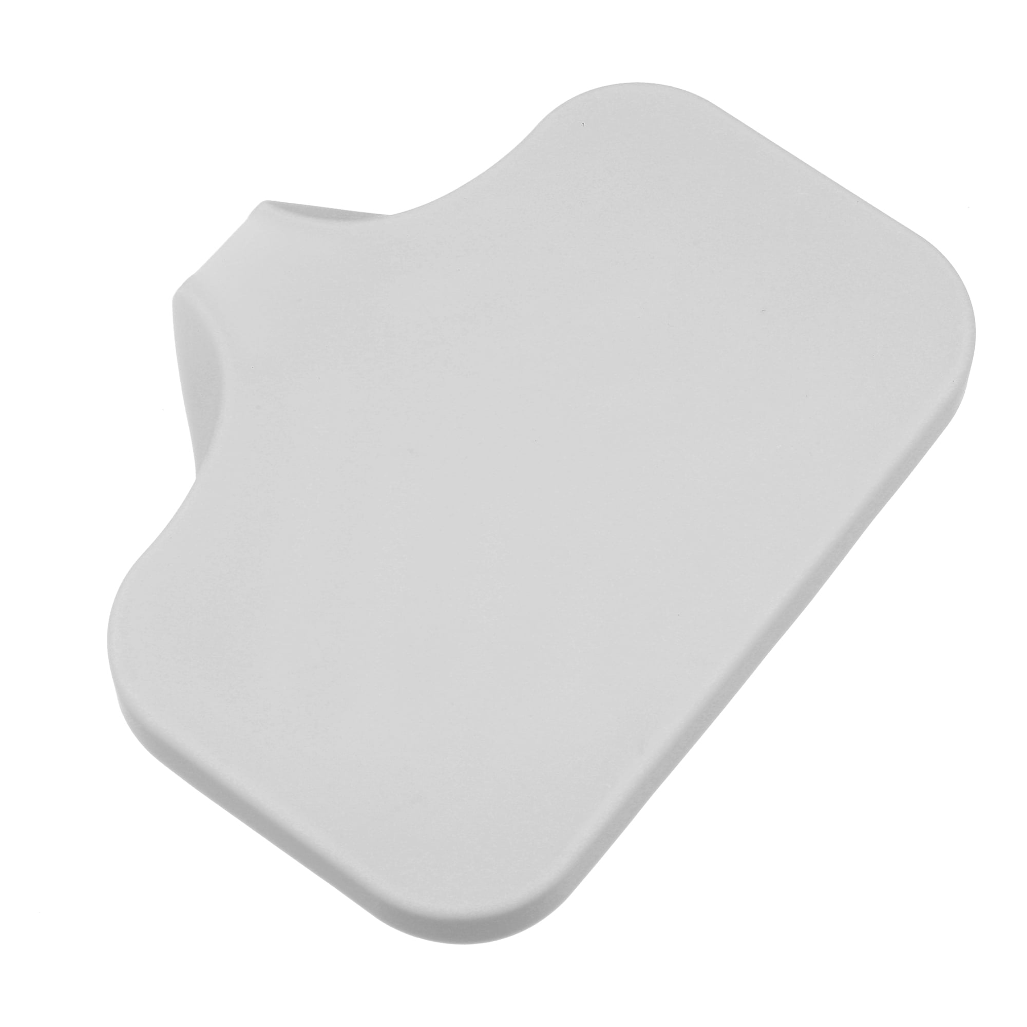 Unique Bargains Soap Dish Keep Soap Dry for Bathroom Silicone Light Gray 13.5x10.5cm