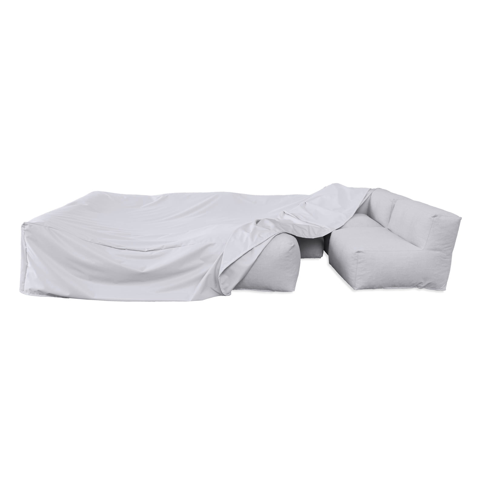 Evita Waterproof Patio Sofa Cover, 148.8" L x 76.4" W x 27.2" H, Outdoor Furniture Cover, Heavy Duty 290G Polyester, Windproof Patio Couch Cover, All Weather Protection