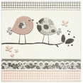 thumbnail image 2 of SAFAVIEH Carousel Kids Luanna Birds at Play Animal Print Area Rug, Pink/Ivory, 6'7" x 6'7" Square, 2 of 10