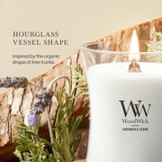 (4 pack) WoodWick Medium Hourglass Scented Candle, Lavender & Cedar, 9.7 oz