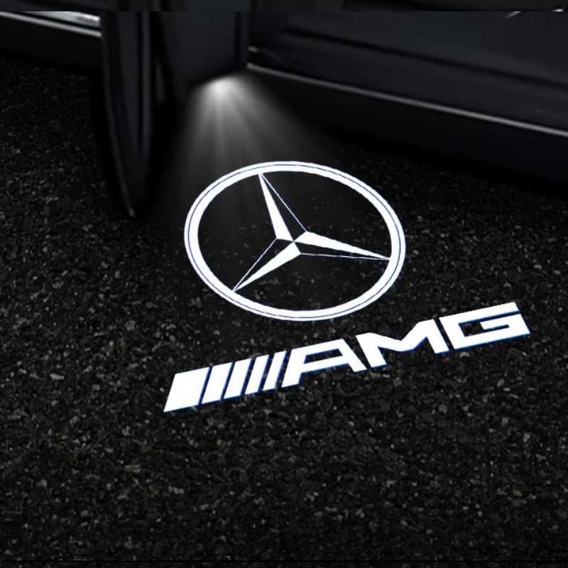 Passend für Mercedes-Benz Welcome Lights C-Klasse B-Klasse Neue E-Klasse  E300l / glc Modifizierte Laserprojektions-Türleuchten (2er Pack)