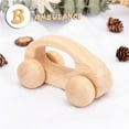 thumbnail image 2 of PVCS Let's Make Wooden Car Toys Wood Rattle Toy Cars Handmade Wood Eco Toy Car Gift for Kids, 2 of 2