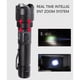 thumbnail image 4 of Advancent Linterna de pesca nocturna de 5 modos de alto brillo, linterna de emergencia para acampar, carga USB, linterna de mano con zoom, carpas P70, 4 of 6