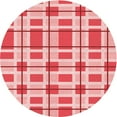 thumbnail image 1 of Ahgly Company Indoor Square Patterned Baby Pink Area Rugs, 3' Square, 1 of 6
