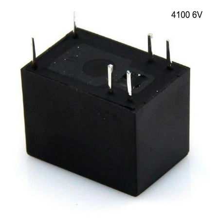 

Alextreme 6 Pin TF4100 Car Heavy Duty Relay Flame Retardant High Strength for Automobile Household Accessories(Type 1 6V)