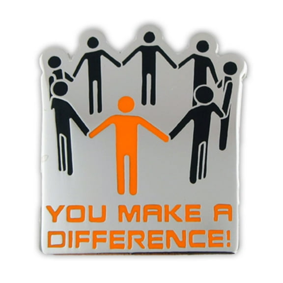 PinMart's You Make A Difference Recognition Service Corporate Lapel Pin