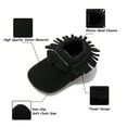thumbnail image 4 of HsdsBebe Baby Girls Shoes Infant Booties Tassel Moccasins for Newborn 3-18M, 4 of 9