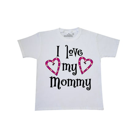 

Inktastic I Love my Mommy- hearts Youth T-Shirt
