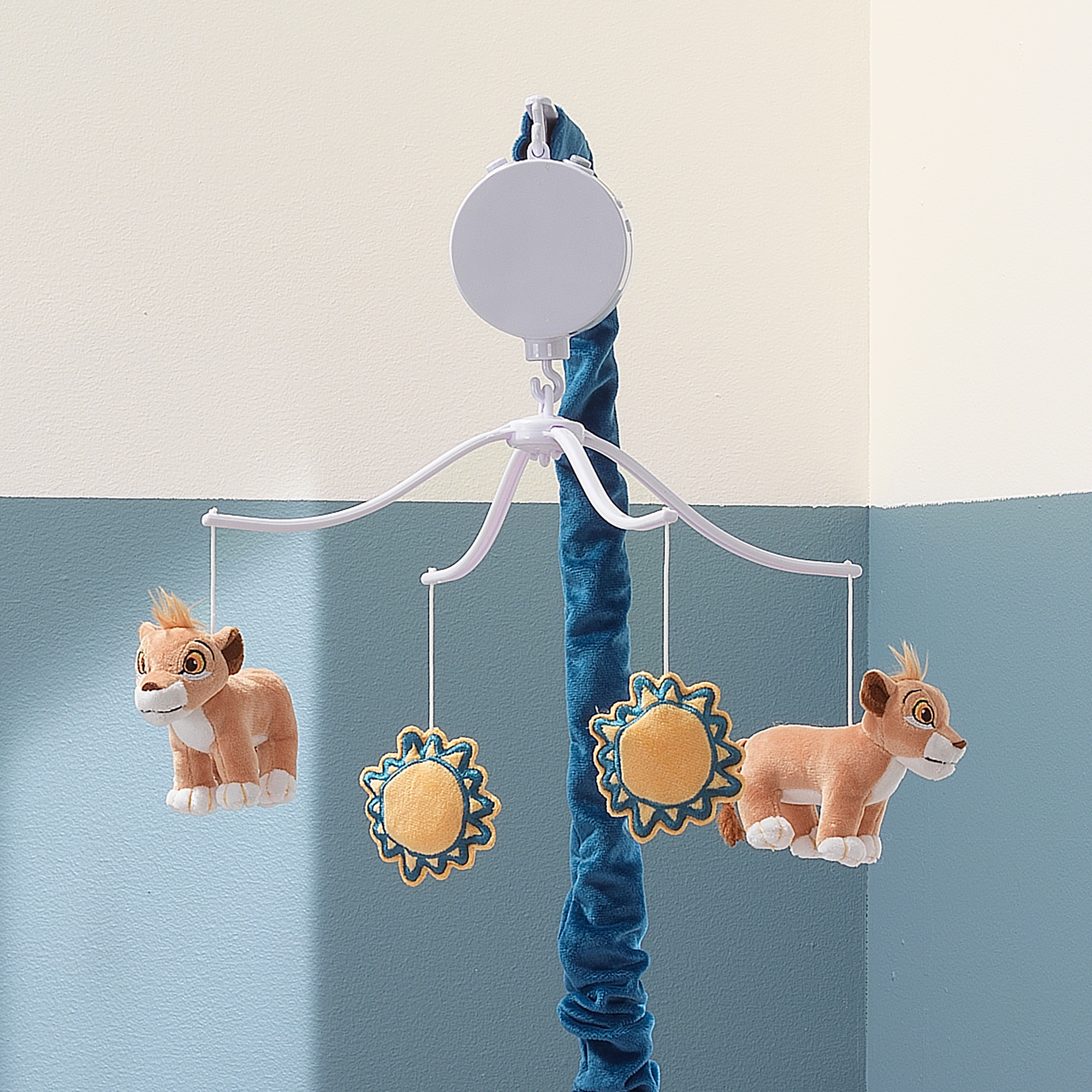 Disney Baby Lion King Adventure Musical Baby Crib Mobile by Lambs & Ivy - Blue - image 3 of 4