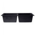 thumbnail image 6 of ALFI brand AB3420UM-BLA Black 34" Undermount Double Bowl Granite Composite Kitchen Sink, 6 of 10