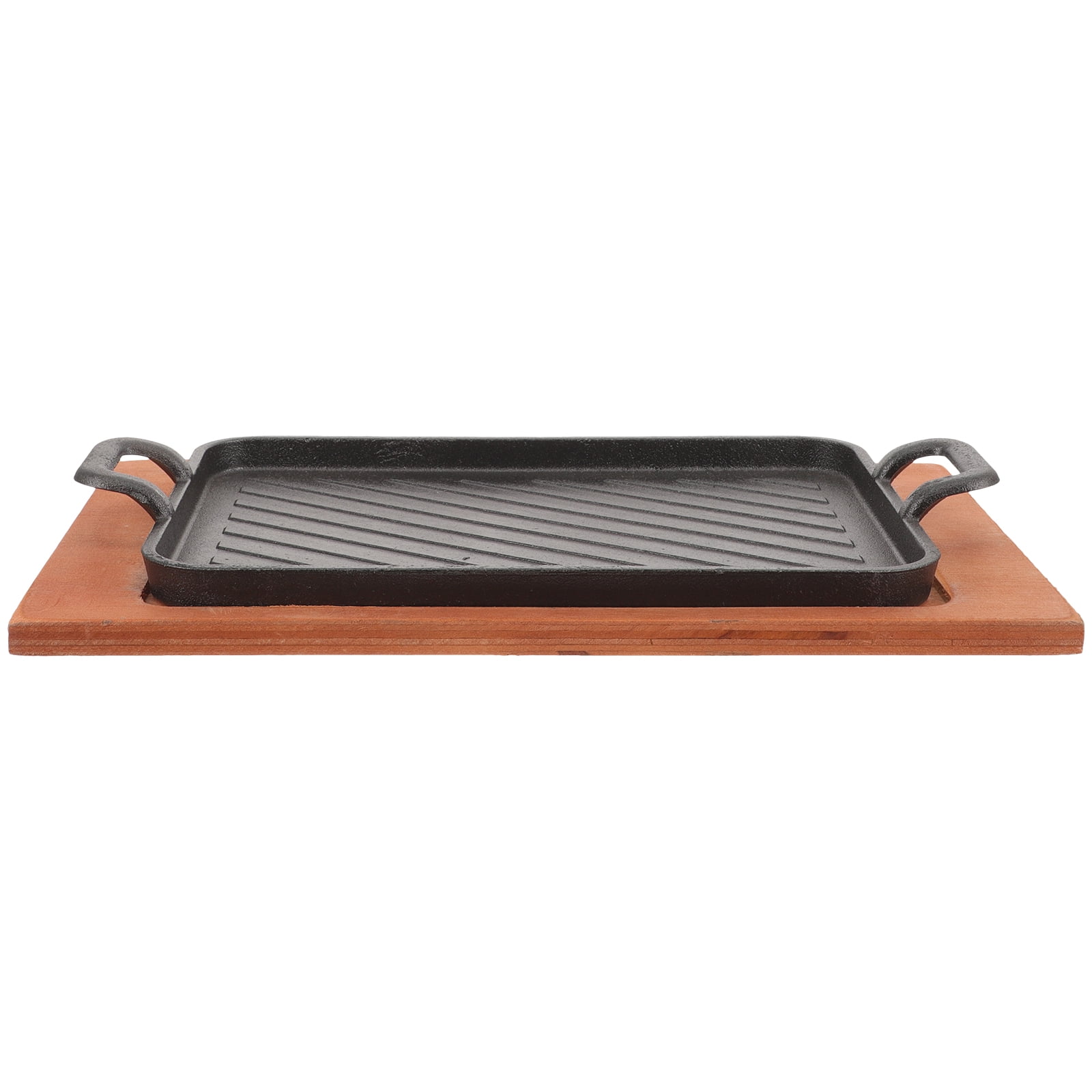 HOOWIFFY Cast Iron Griddle for Kitchen Cooking, Non-Stick , Even Heating, Assorted Colors, Ideal for Stovetop and Grill