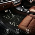 thumbnail image 6 of Naloa Spiders On The Web Car Foot Mat Set of 4 Pieces - Universal Floor Liner Neoprene Full Set Floor Mats for Cars Trucks SUV, 6 of 7