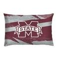 thumbnail image 3 of Mississippi State Bulldogs Slanted Stripe 4-Piece Twin Bed Set, 3 of 3