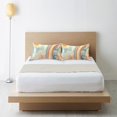 thumbnail image 6 of Yayeee Pillowcase King Size Set of 2 Satin Wrinkle Resistant Pillow Case, Beige Rainbow Clouds, 6 of 7