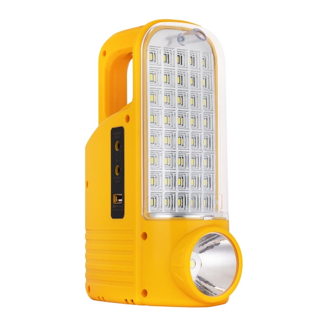 Estevez Luminario de Emergencia Portátil, Luz LED, 2 Watts, Color Amarillo, Modelo 5140-AM (neo)
