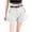 White, variant on Button Down Sweatpants For Women Elastic Comfortable Button High Waist Pants Casual Loose Solid Color Summer Shorts With Side Pockets