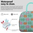 thumbnail image 3 of Lunch Bag Lunch Box for Women Reusable Insulated Lunch Bags,Water-Resistant Crab Fun Hipster Pattern Cooler Lunch Tote Bag, Large Capacity for Work Travel Picnic, 3 of 6