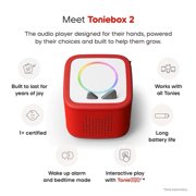 Toniebox 2 Audio Player, Bluetooth Portable Speaker, Red