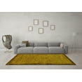 thumbnail image 3 of Ahgly Company Indoor Rectangle Abstract Yellow Modern Area Rugs, 7' x 10', 3 of 4