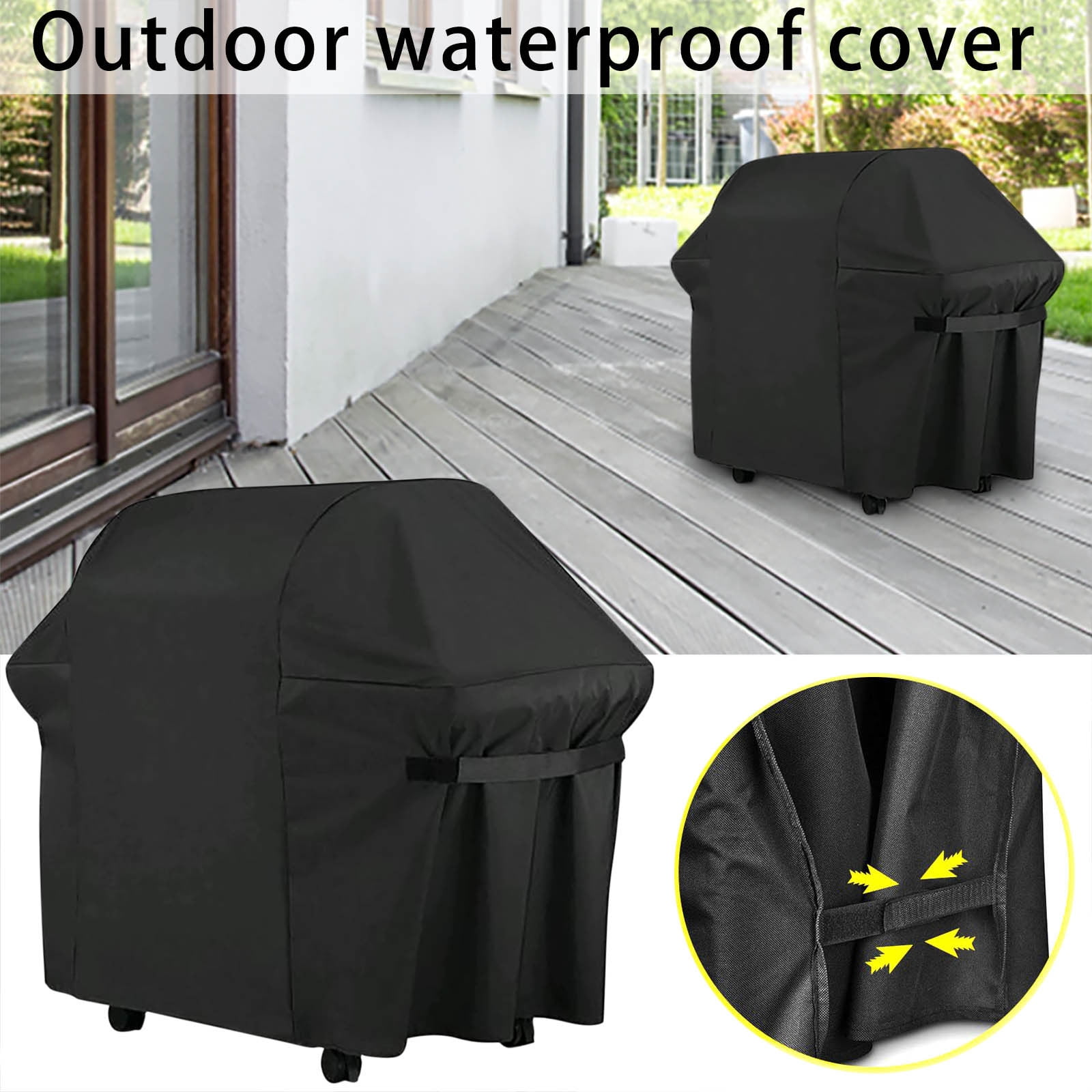 Tagold Grill Cover,600D Heavy Duty Grill Cover Tear Resistant