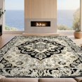 thumbnail image 2 of Design&I 8'x10' Ultra Soft Area Rug, Vintage Hallway Distressed Scroll Border Entryway Hallways Long Flowing Dynamic None Fluffy Washable Non Shedding for Bedroom Living Room Under Sectional, 2 of 7