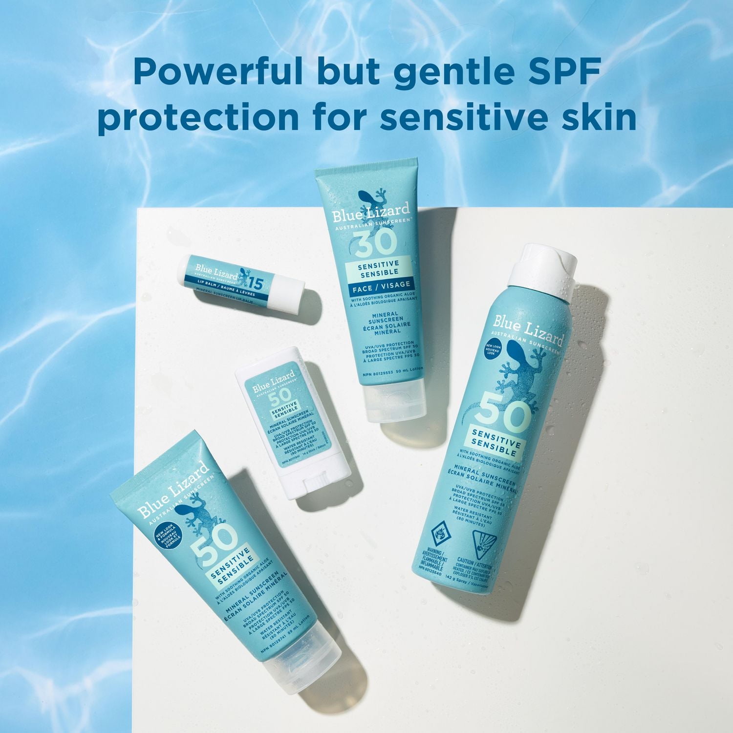 Blue Lizard Mineral Sunscreen Sensitive SPF50, 89 ml