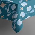 thumbnail image 2 of 42x42 Inch Waterproof Square Tablecloth, Thickened Polyester Table Cover for Dining & Parties, Floral Print, 2 of 6