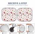 thumbnail image 5 of Picia Cute Animal 2 Piece Car Windshield Sun Shade Foldable | Foldable Sun Shield for Front Window Blocks UV Rays and Keeps Your Vehicle Cool-Large, 5 of 7