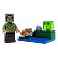 thumbnail image 1 of LEGO Minecraft: Arbalest Knight Minifigure with Frog and Slime - Ages 6+, 1 of 1