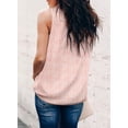 thumbnail image 4 of HOTAPEI Tank Tops for Women Halter Neck Leopard Print Sleeveless Shirts Summer Casual Tank Top Blouse, 4 of 5