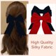thumbnail image 4 of Elegantes pinzas para el pelo con lazo de cola de golondrina en negro y rojo para niñas, 4 of 7