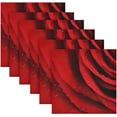 thumbnail image 6 of GZHJMY Valentine's Day Red Rose Cloth Napkins Set of 1, Reusable Washable Oversized Table Napkins for Family Wedding Dinner Party Home Decor, 20 Inch Decorative Washcloths, 6 of 7