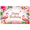4A, variant on Flamingo Theme Happy Birthday Banner Tropical Design Floral Pattern for Outdoor Celebration Garden Party Photography Backdrop