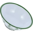 thumbnail image 2 of Enamelware Bowl Classic Food Bowl Retro Salad Bowl Footed Cereal Bowl Noodle Soup Bowl, 2 of 8