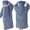 A01-Blue, variant on Kids Silly Big Mouth Monster Wearable Onesie Funny Cozy Hooded Plush One Piece Loungwear No Shoe (Green,2-4 Years)