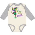 thumbnail image 3 of Inktastic Let the Good Times Roll mardi gras jester Boys or Girls Long Sleeve Baby Bodysuit, 3 of 5