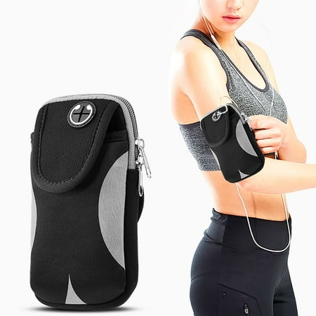 Insten Universal Adjustable Gym Sports Armband Bag Case Cell Phone Pouch Pocket for Running Jogging Hiking Climbing Cycling Camping - (Best Phone For Cycling)