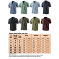 thumbnail image 2 of Frontwalk Men T Shirt Short Sleeve Summer Shirts Turn Down Collar Tops Mens Casual Blouse Lace UP Tee Grey S, 2 of 2