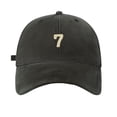 thumbnail image 2 of Spring/Summer Big Head Soft Top 7 Digital Solid Duck Tongue Hat Baseball Hat, 2 of 3