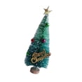 thumbnail image 2 of Mini de Navidad con nieve y escarcha, decoración navideña, pequeño de cepillo de botella para interior, decoración de la habitación de 125cm, 2 of 8