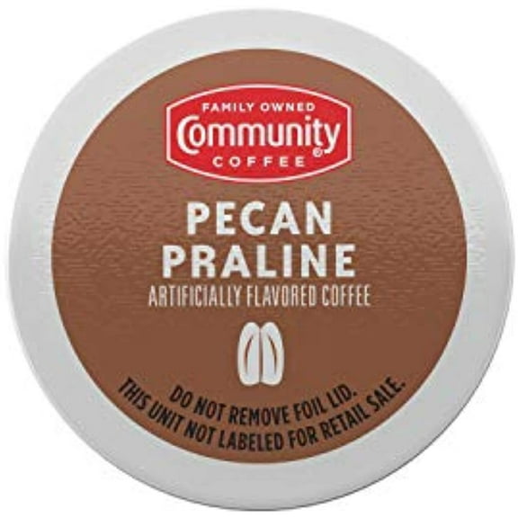 Community Coffee Pecan Praline Flavored 24 Count Coffee Pods, Medium Roast, Compatible With Keurig 2.0 K-Cup Brewers, 24 Count (Pack Of 1)