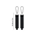 thumbnail image 2 of VQPeo Heavy Duty Garage Storage Hooks with Carabiner Clips – Multi-Purpose Hanging Straps for Tools, Hoses, Bags, and Equipment – Easy No-Drill Organization for Workshops, Basements, and RVs(Black-S), 2 of 5